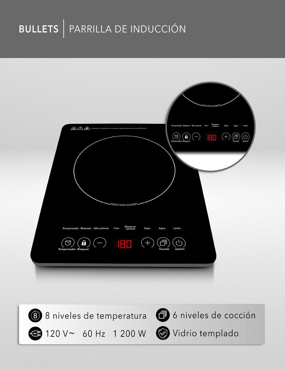 Parrilla eléctrica RC-12A3 de cristal 2