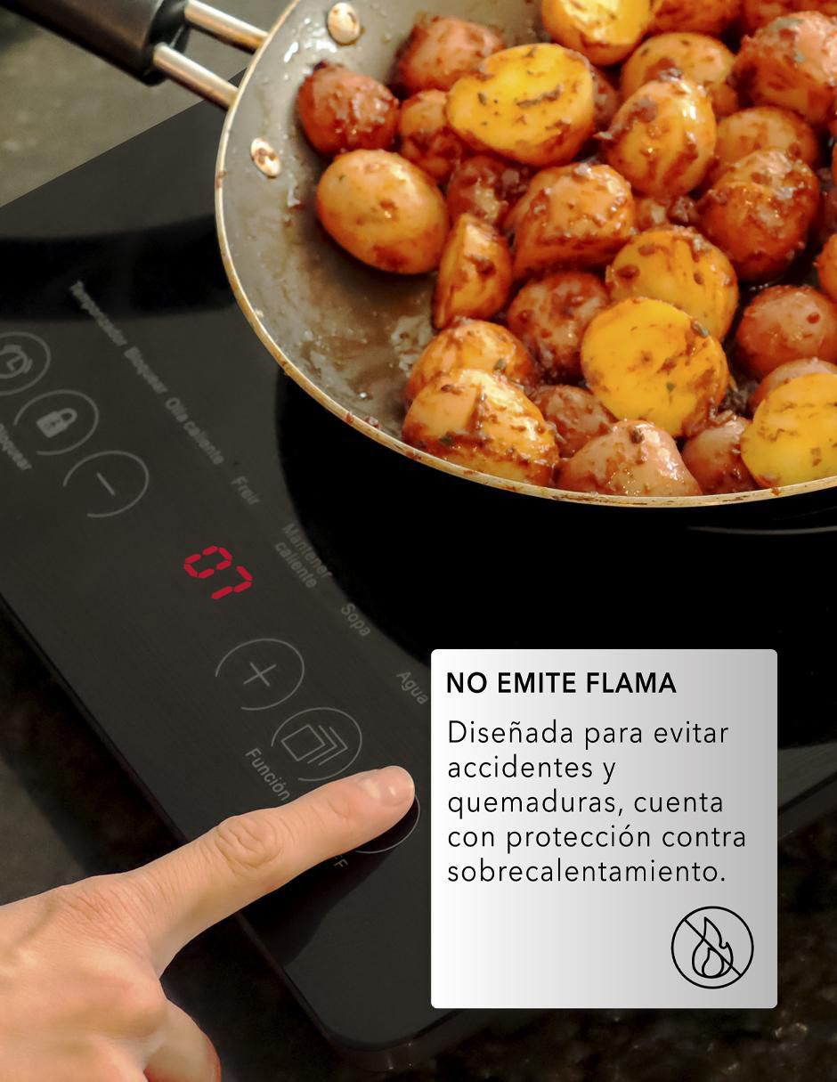 Parrilla eléctrica RC-12A3 de cristal 3
