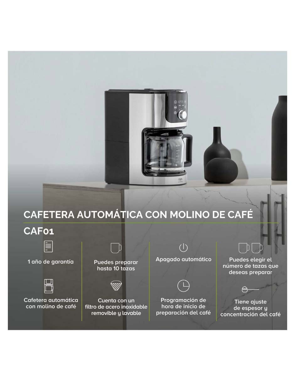 Cafetera con Molino Integrado Electrodomésticos