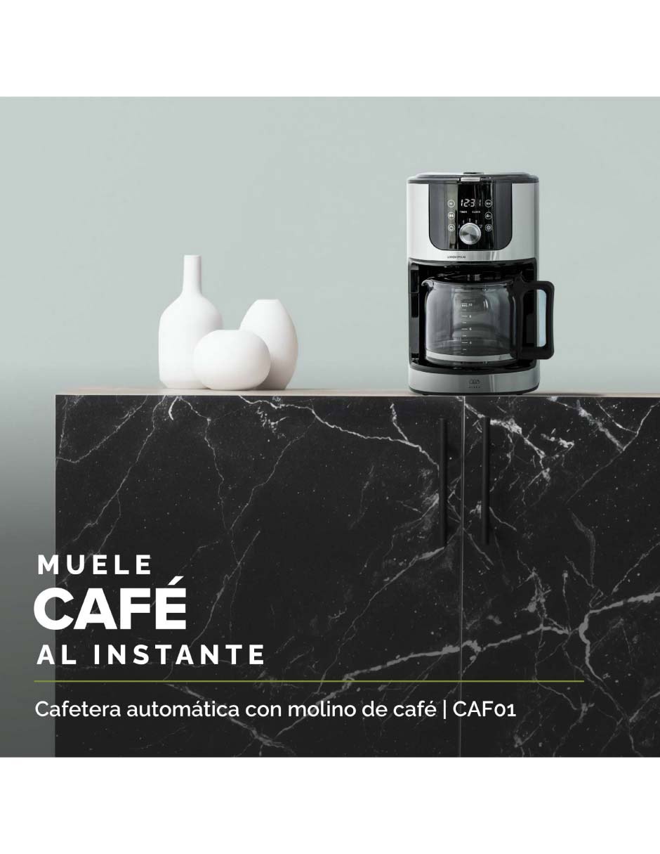 Cafetera con Molino Integrado Electrodomésticos
