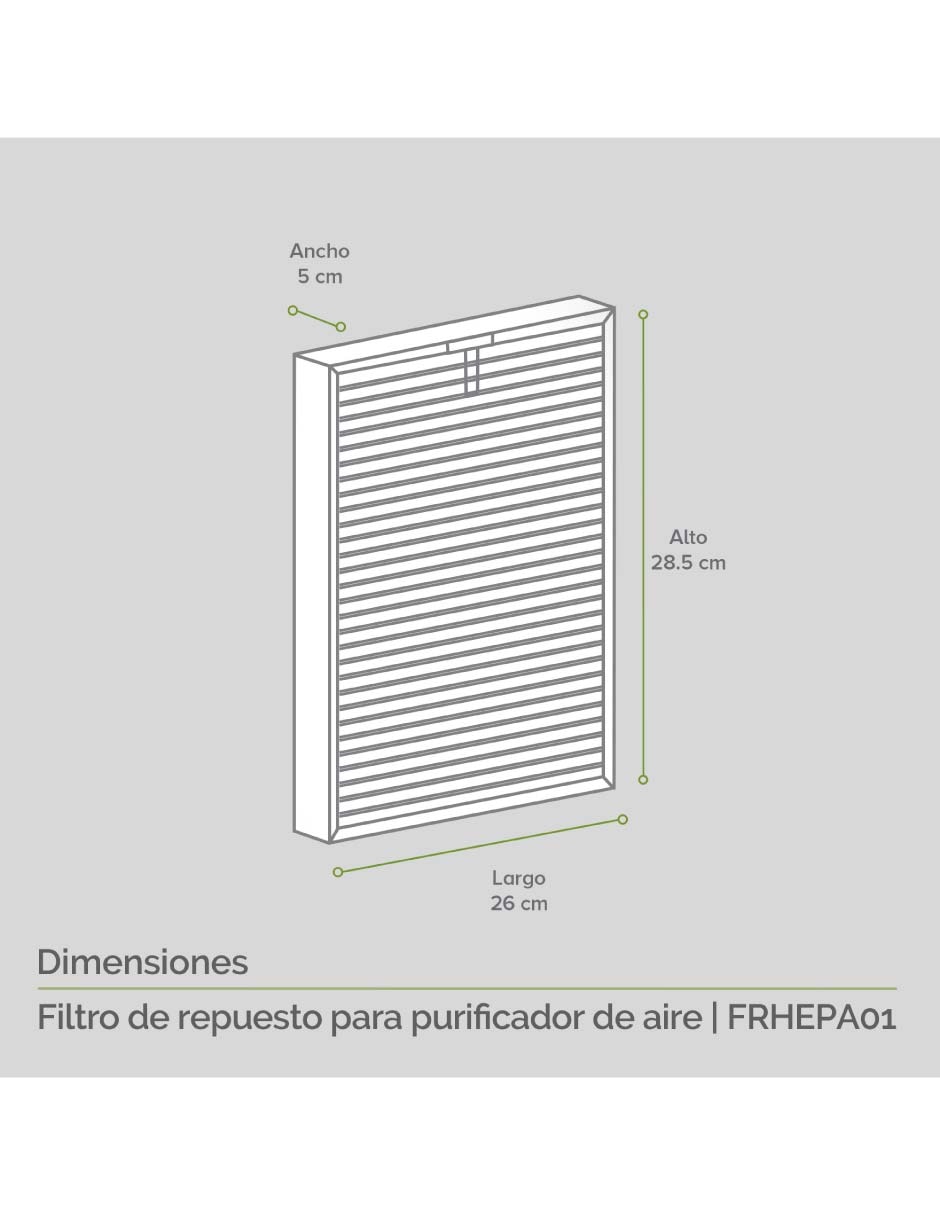 Purificador de aire FRHEPA01 4