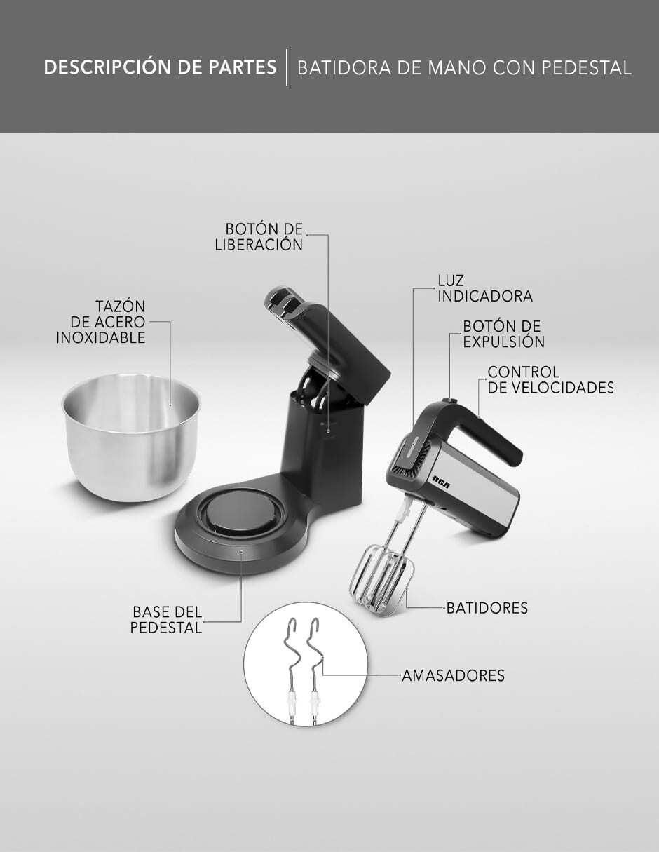 Batidora de pedestal 5 velocidades Rc-70 4