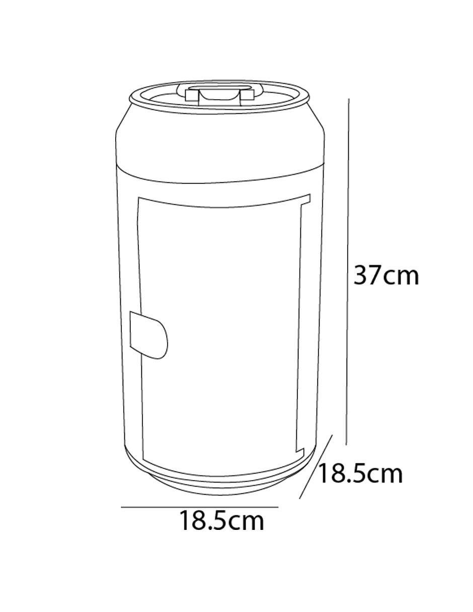 Mini refrigerador ETTIX0801L 0.14 pies cúbicos 5