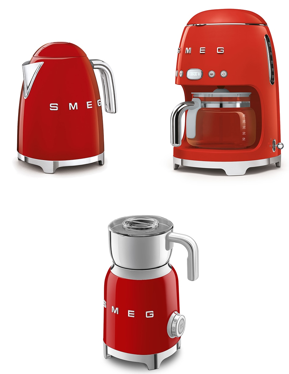Combo de Cafetera + Hervidor eléctrico + Espumador de leche Smeg en  Liverpool
