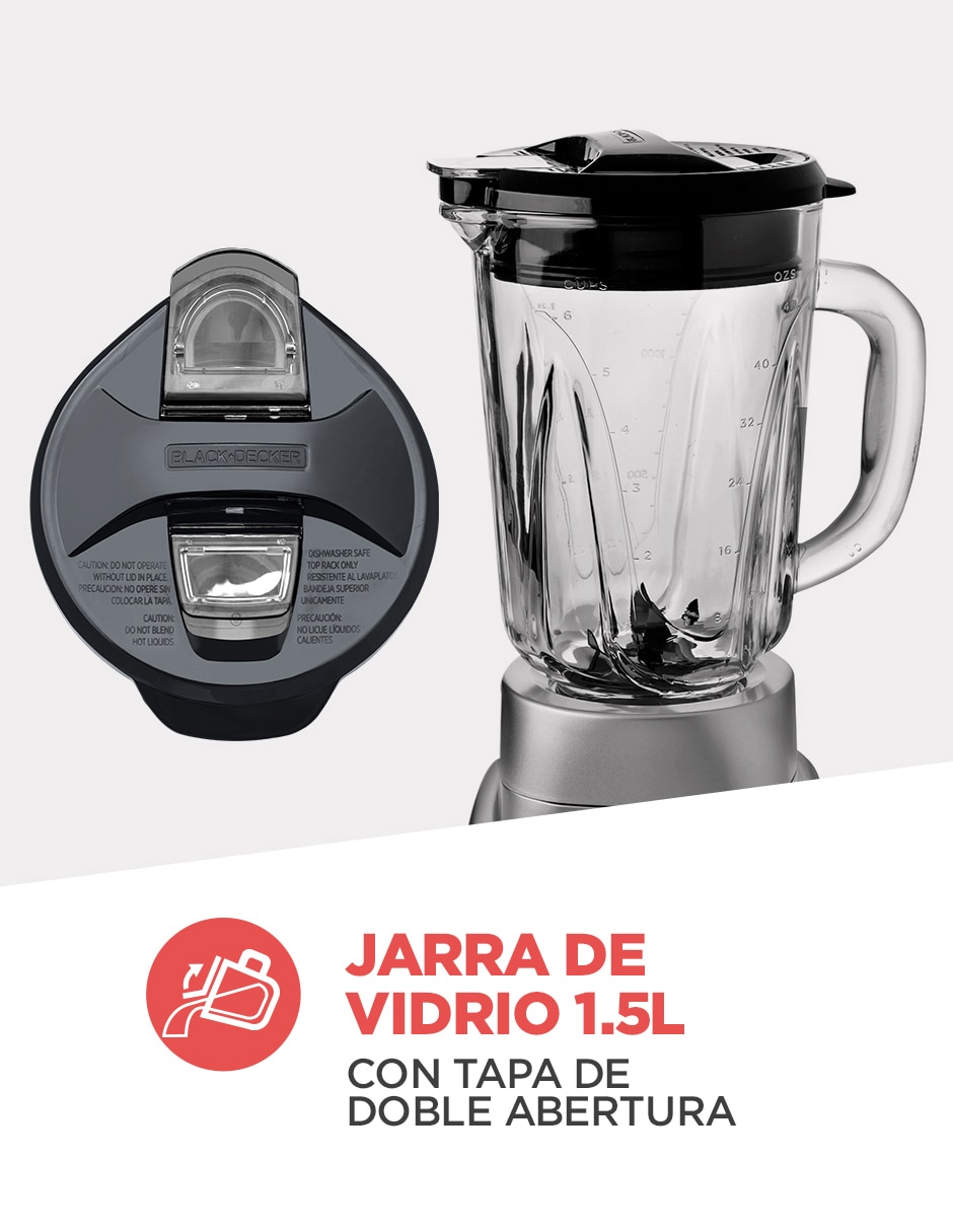 Licuadora BL1840MS-MX 3 velocidades 6
