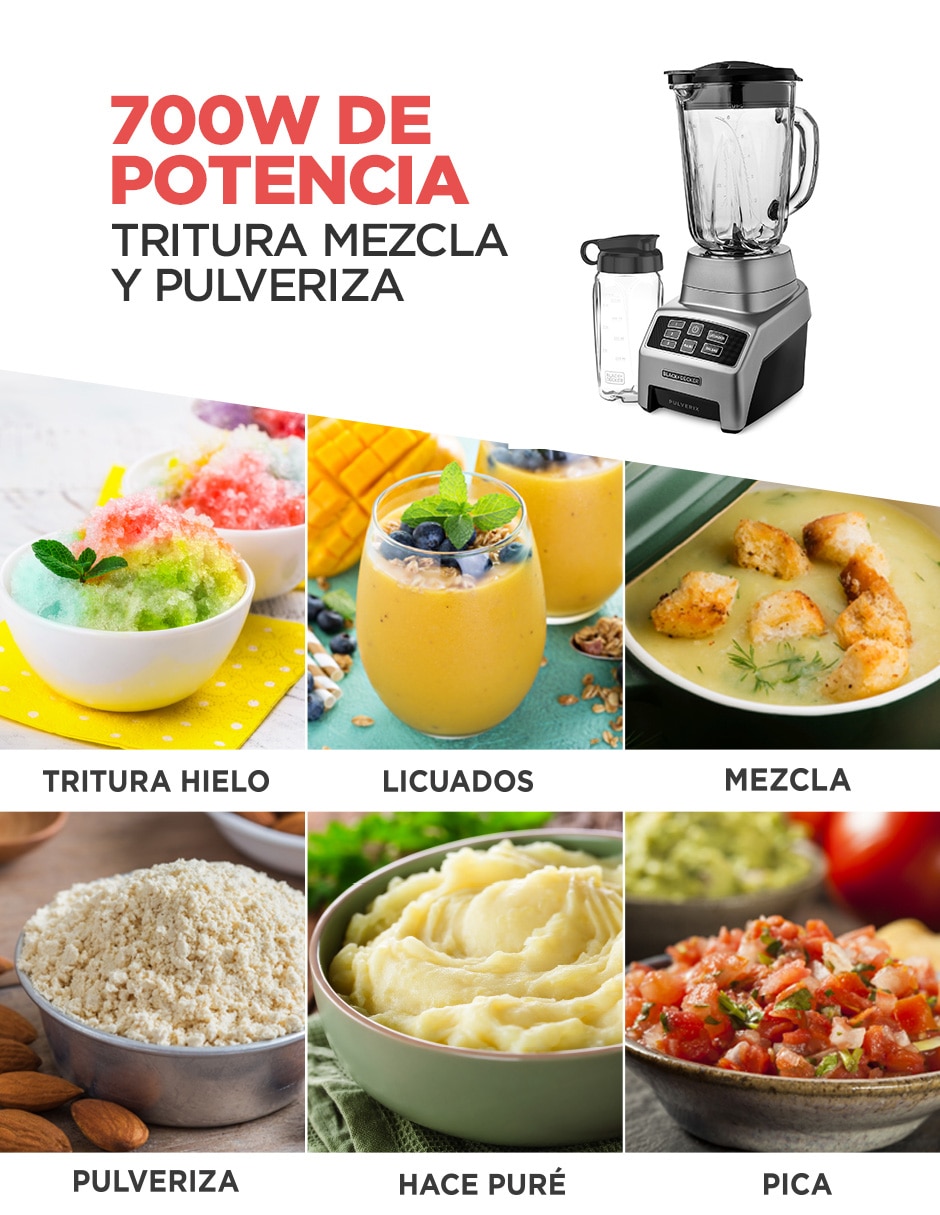 Licuadora BL1840MS-MX 3 velocidades 17