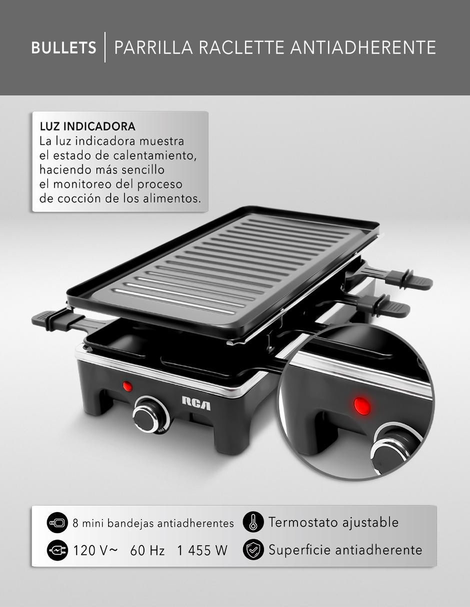 Parrilla eléctrica Reclatte RC-47 de aluminio 2