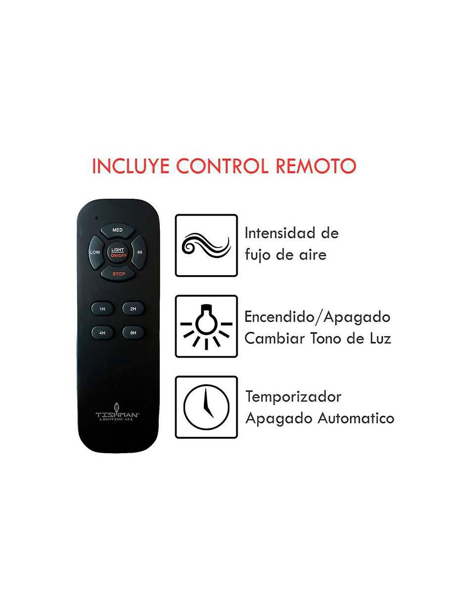 Ventilador de techo con control remoto 3 velocidades 3