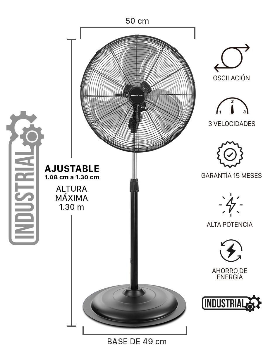 Ventilador de pedestal 3 velocidades 2