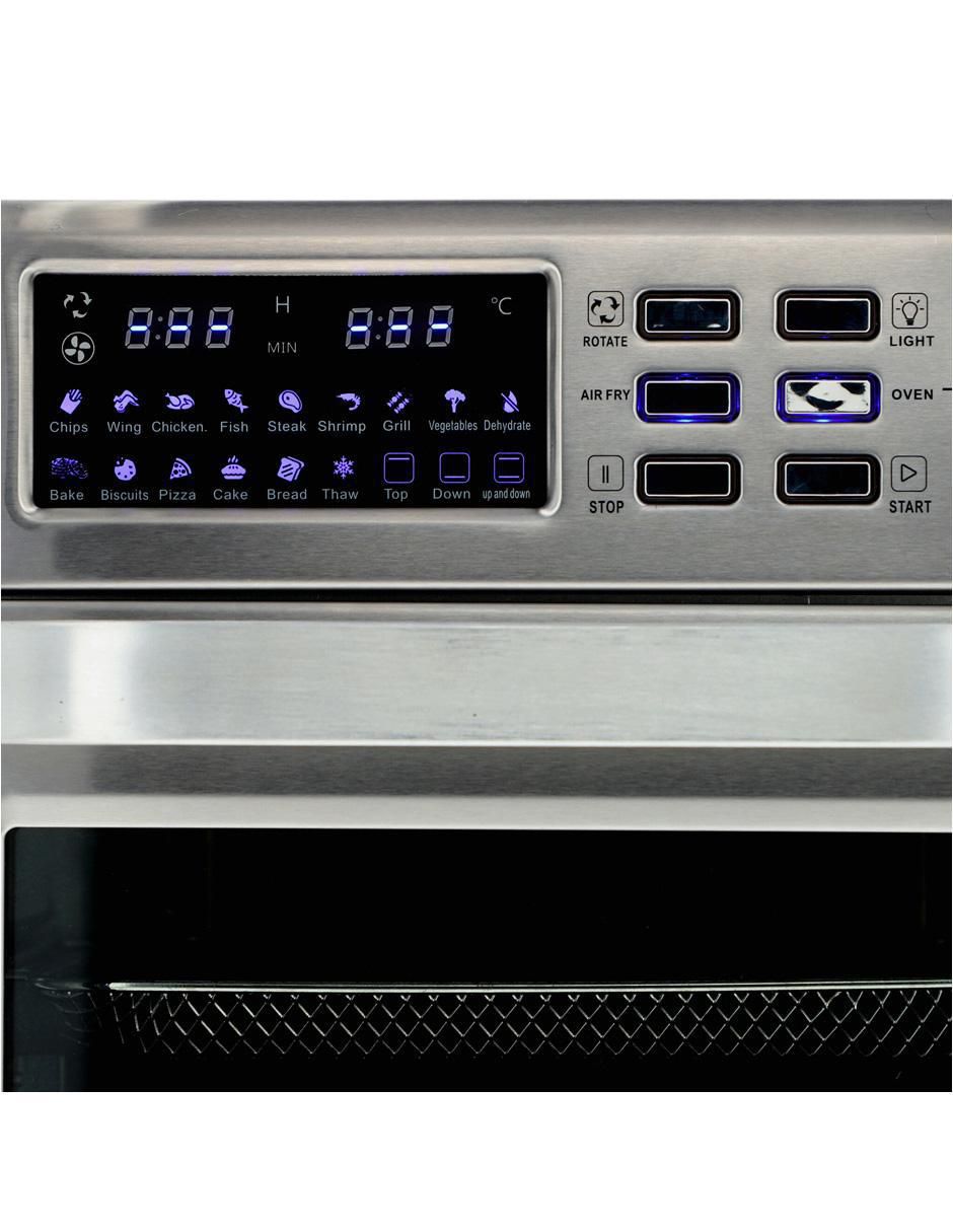 Horno eléctrico freidora Melix 25 L 3