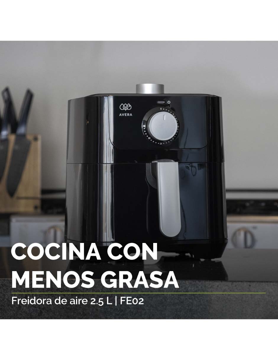 Freidora de aire 2.5 L Fe02 6