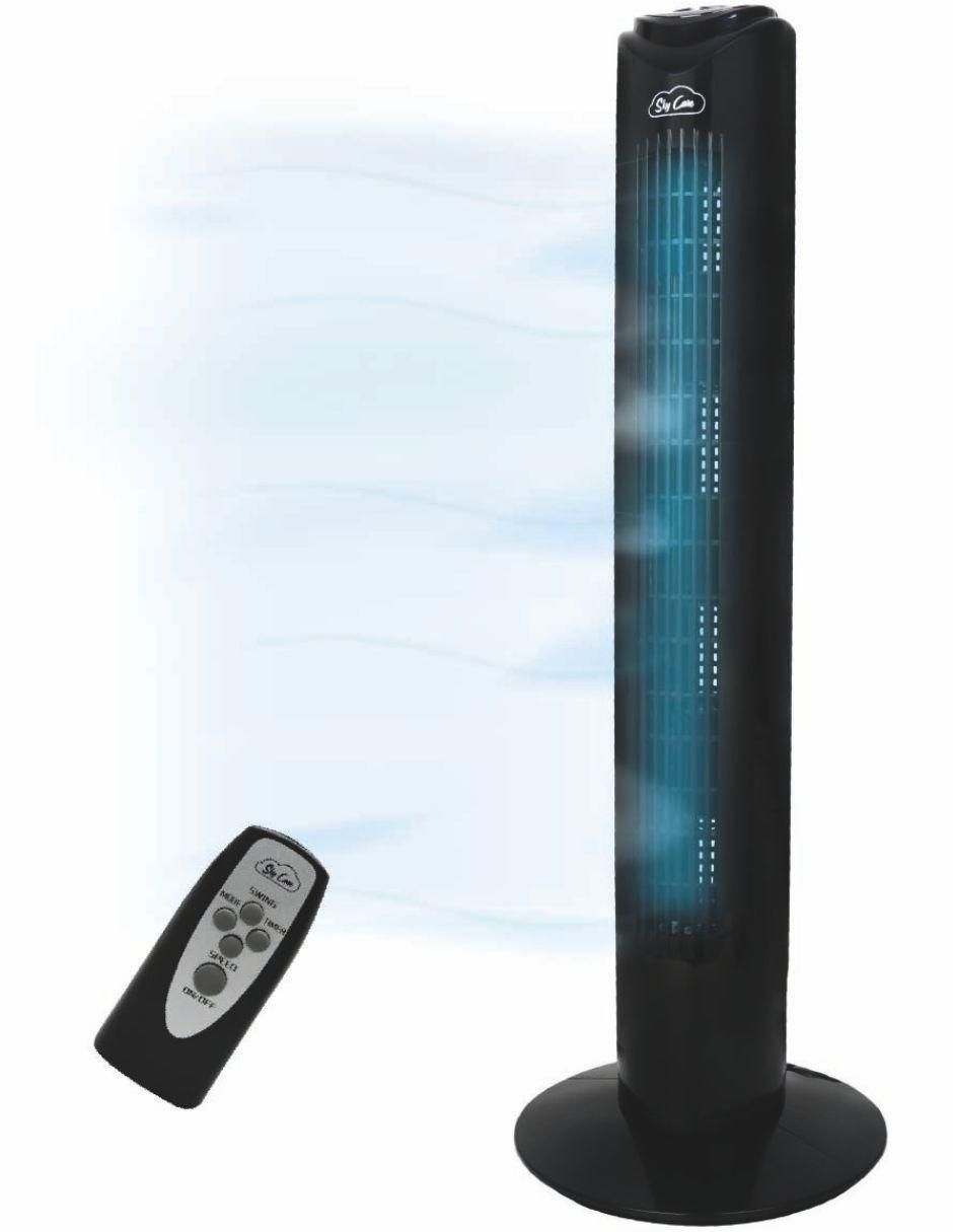 Ventilador de torre con control remoto 3 velocidades 1