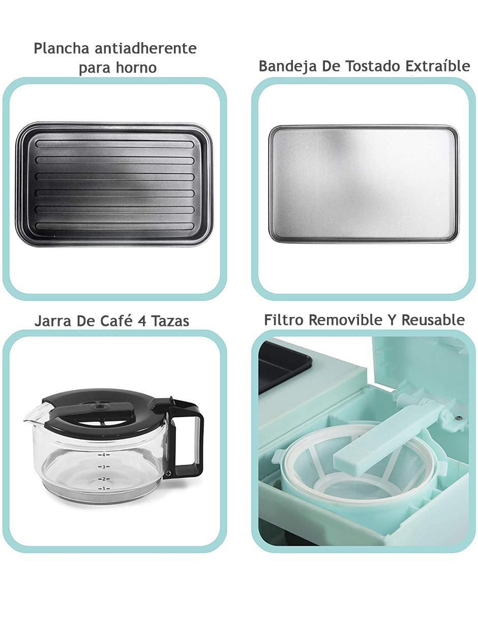 Set horno eléctrico EBK8810BL 1 L 5