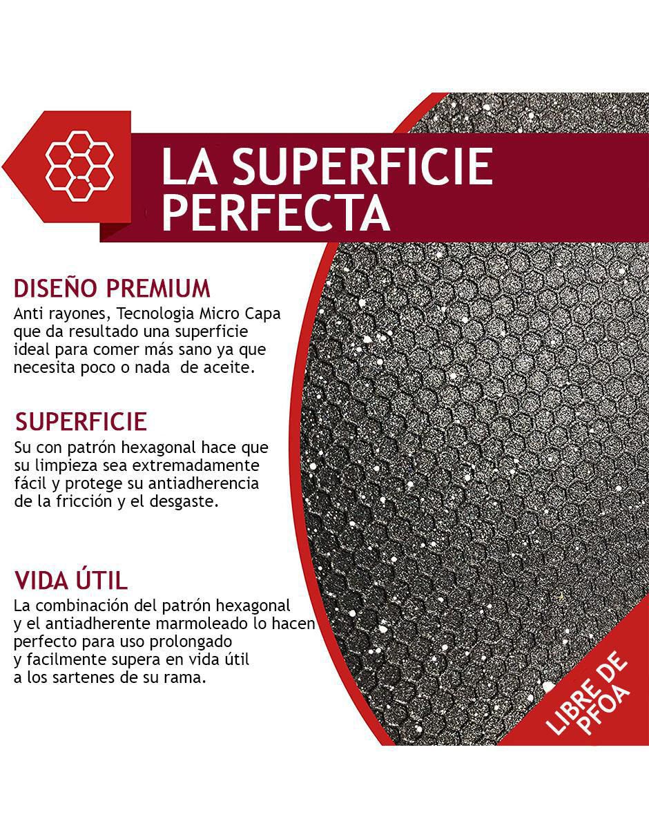 Sartén eléctrico con tapa de aluminio 6