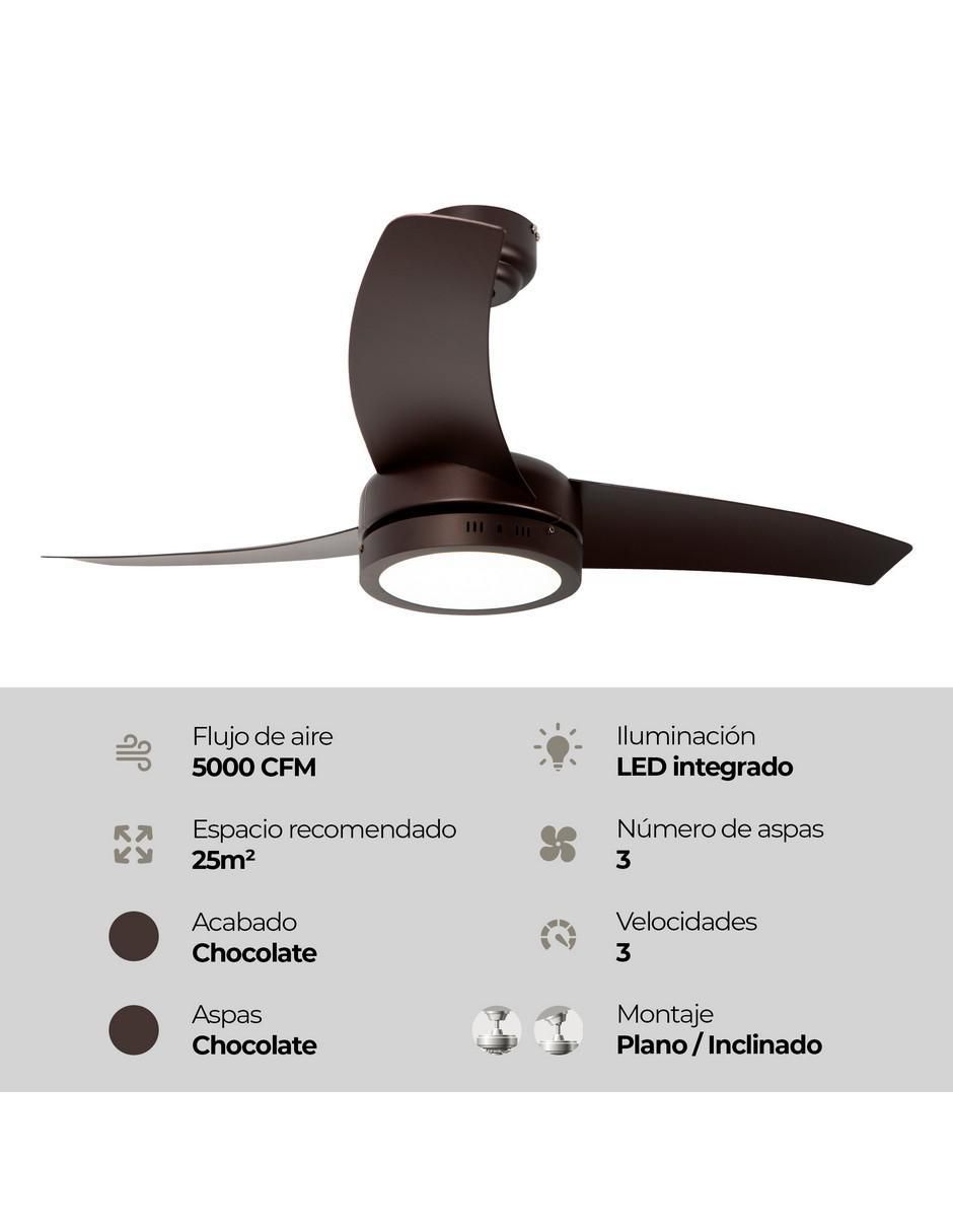 Ventilador de techo con control remoto 3 velocidades 2