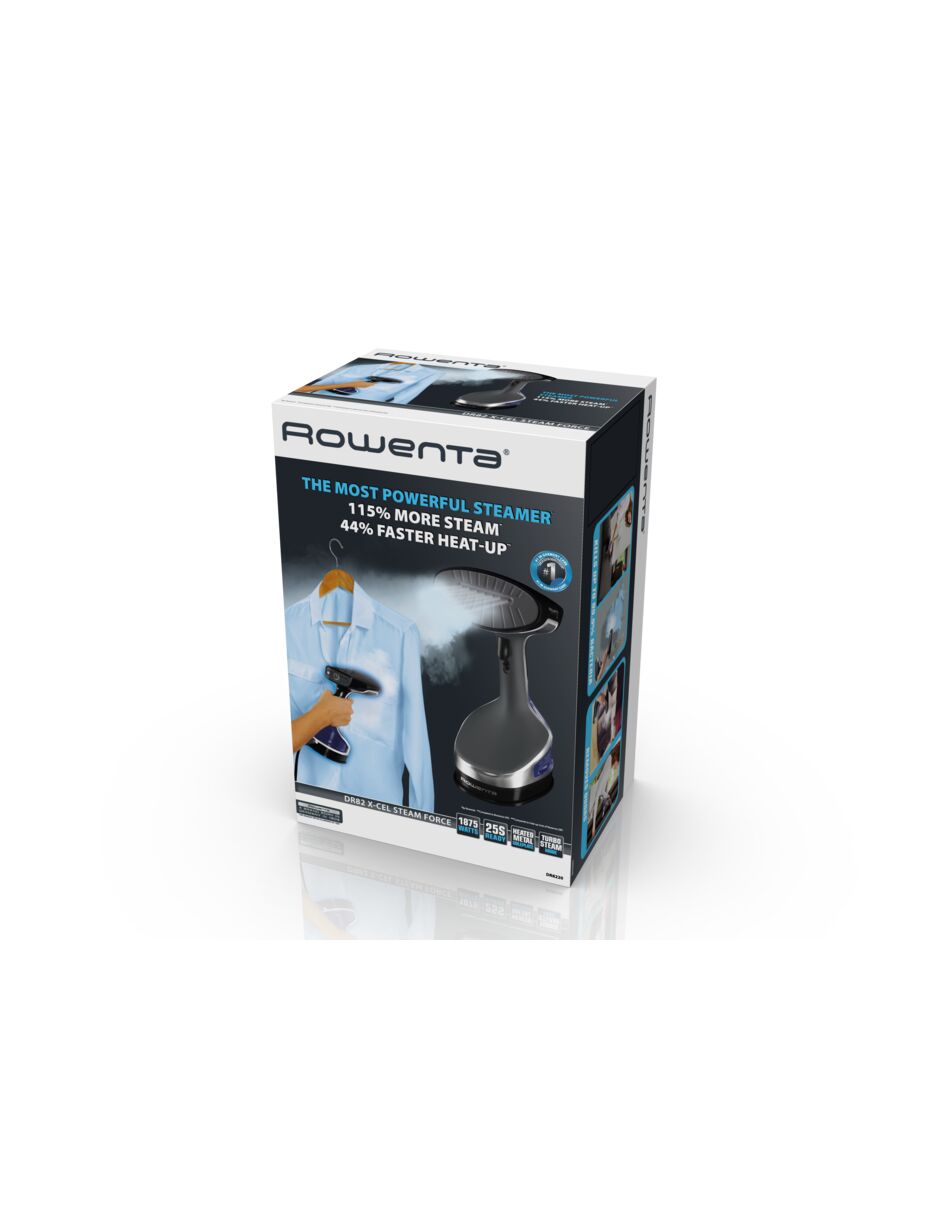 Cepillo de vapor force x-cel DR8220U0 suela esmaltada con acero inoxidable 3