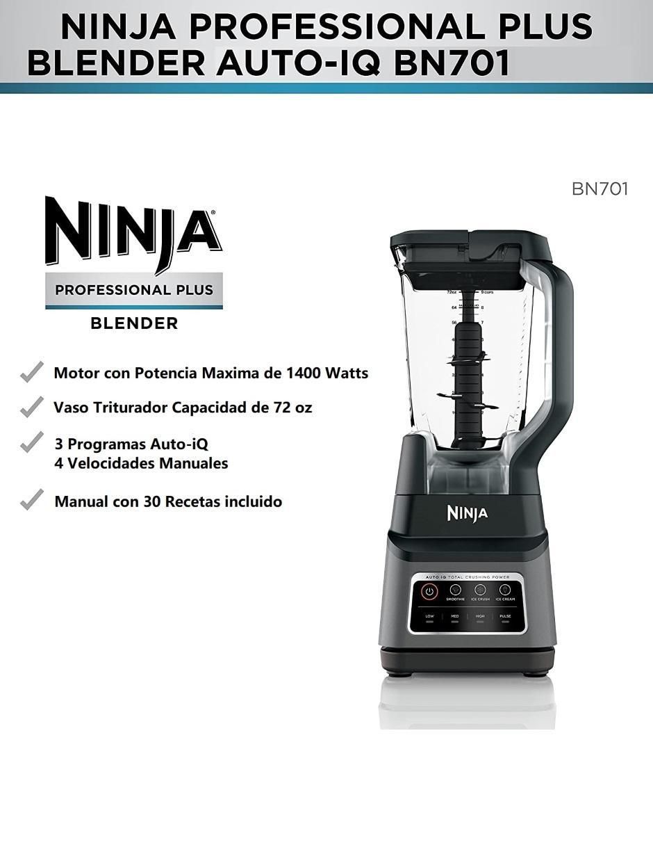 Licuadora Ninja Blender BL710WM 3 velocidades