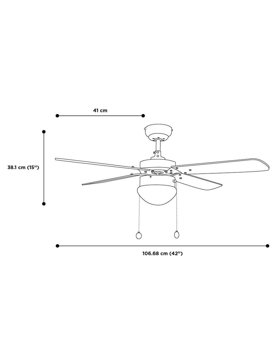 Ventilador de techo 3 velocidades 7