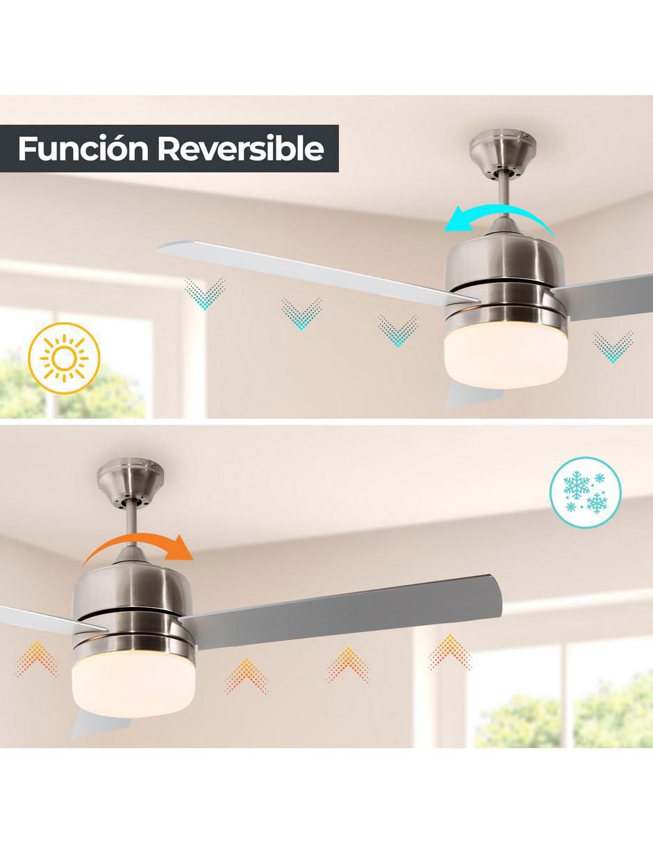 Ventilador de techo 3 velocidades 4