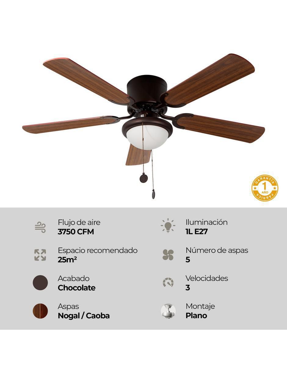 Ventilador de techo 3 velocidades 2