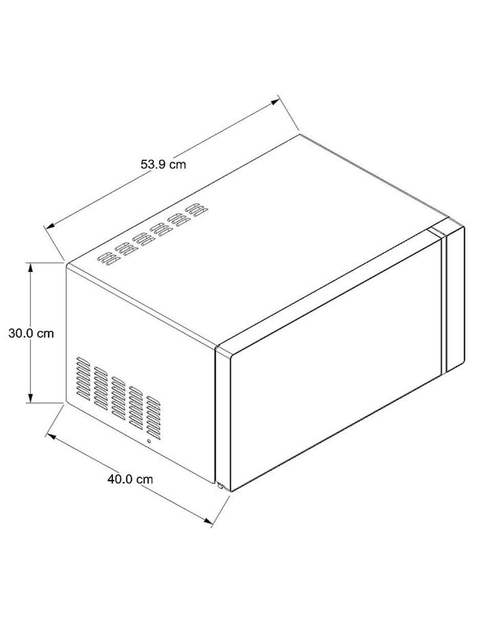 Horno de microondas convencional modelo WM1811D 1.1 pies cúbicos 5