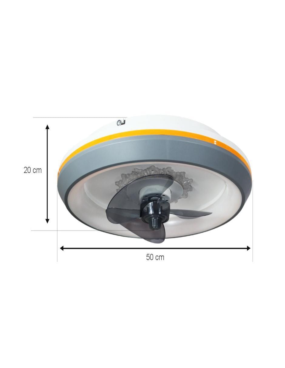 Ventilador de techo con control remoto 3 velocidades 8