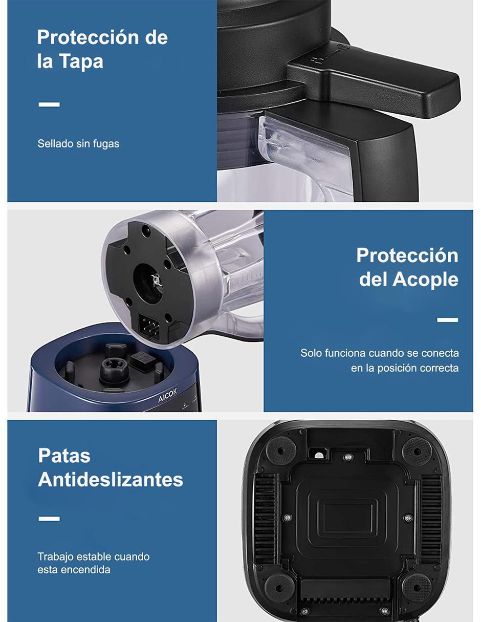 Licuadora Aicok LP0010 8 velocidades 8