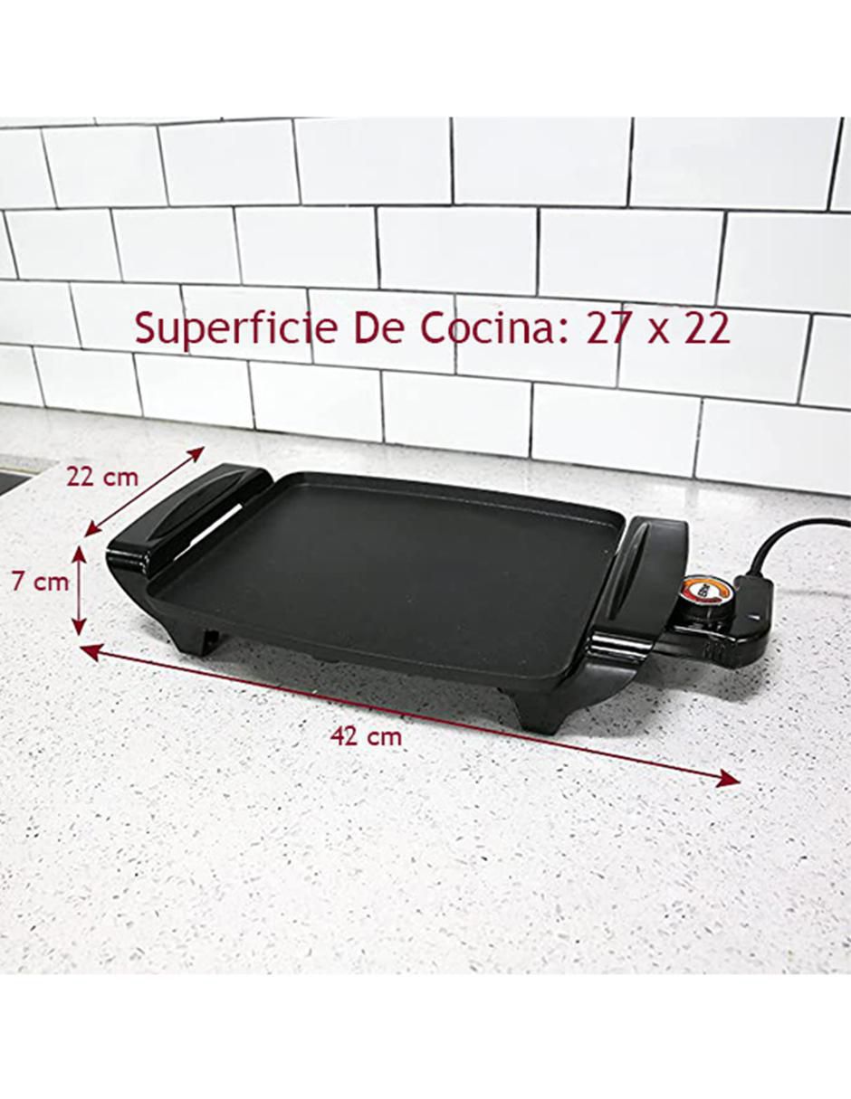 Parrilla eléctrica EGR2722A de acero 6