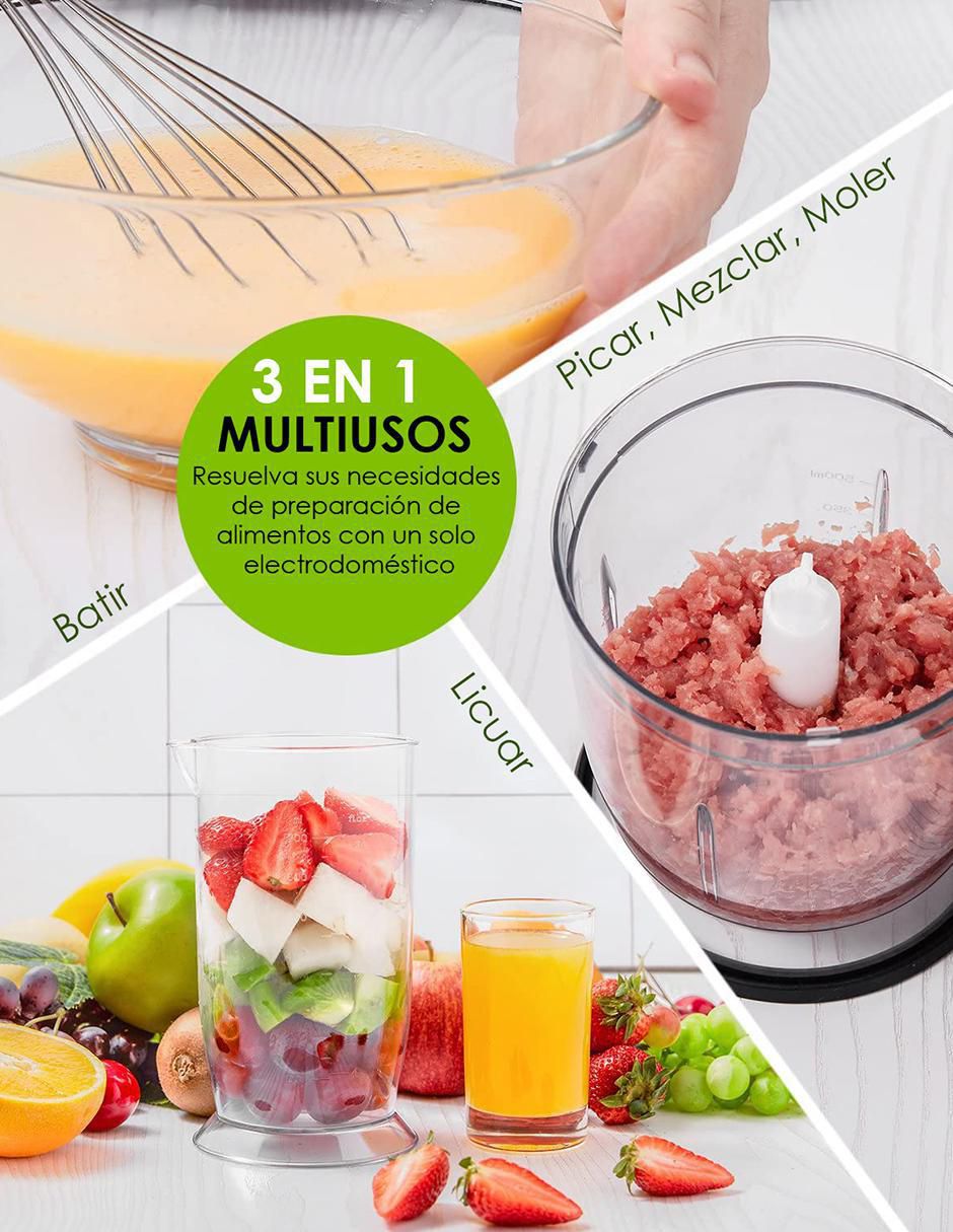 Batidora de inmersión 6 velocidades Bi2104 Aicok 5