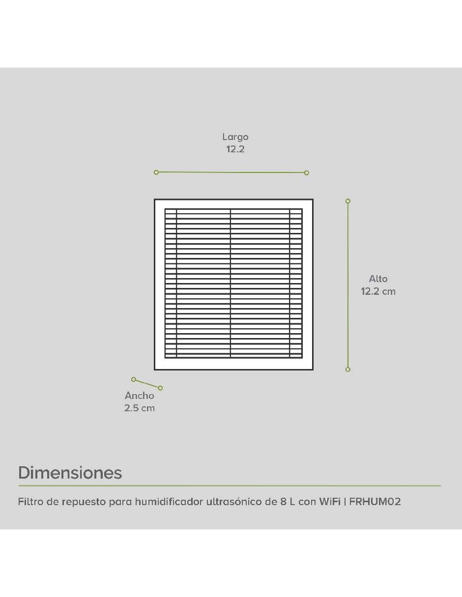 Purificador de aire SmartHome FRHUM02 5