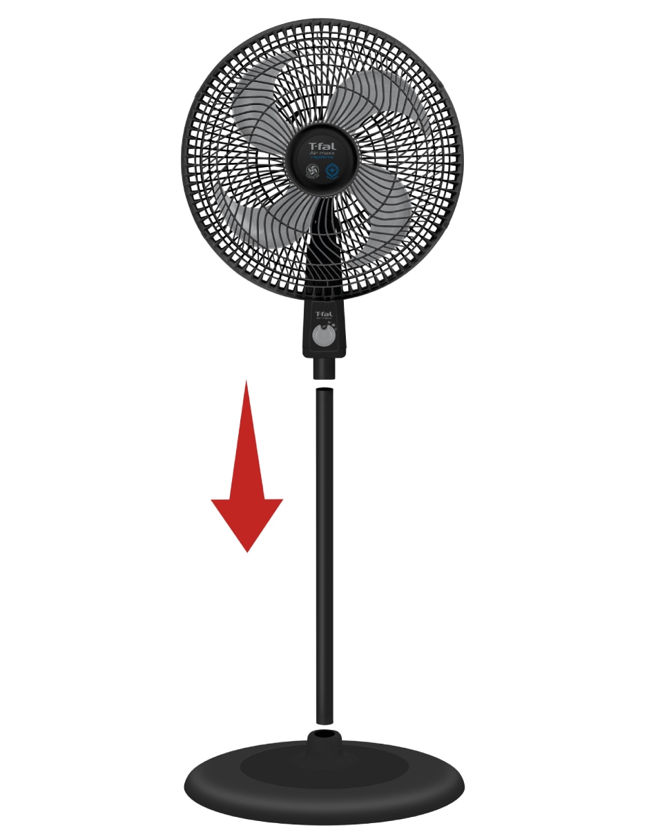 Ventilador de pedestal 3 velocidades 5