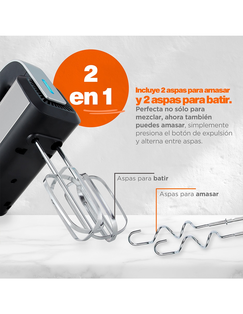 Batidora manual 6 velocidades Mk-Hm-300Ss 12