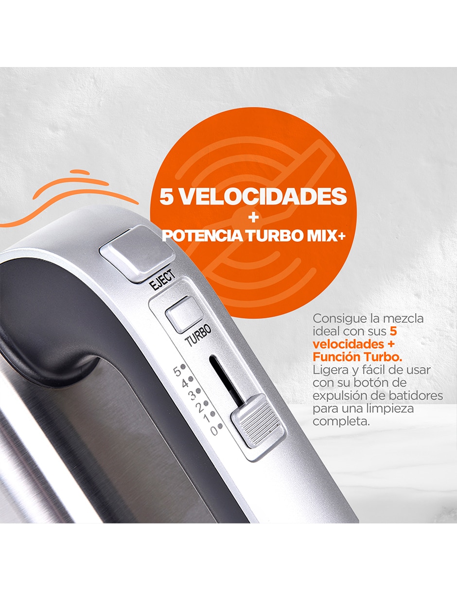Batidora manual 6 velocidades Mk-Hm-300Ss 10
