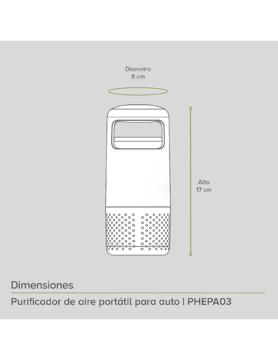 Purificador de aire Smart Home PHEPA03 7