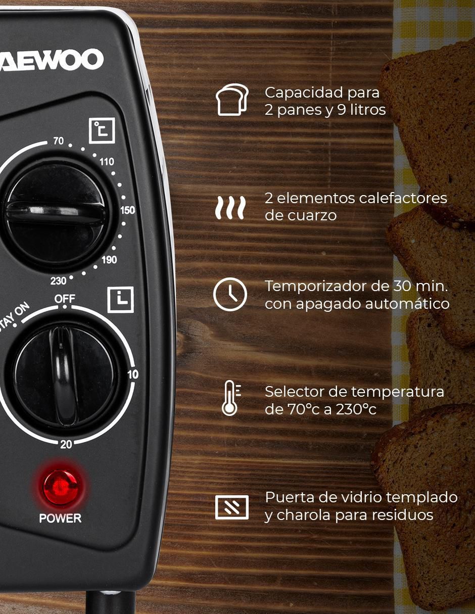 Horno de microondas de convección modelo DOT-1645 2 pies cúbicos 4