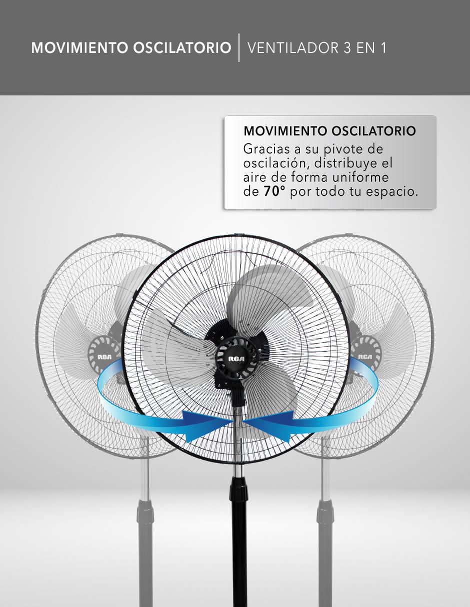 Ventilador 3 en 1 3 velocidades 5