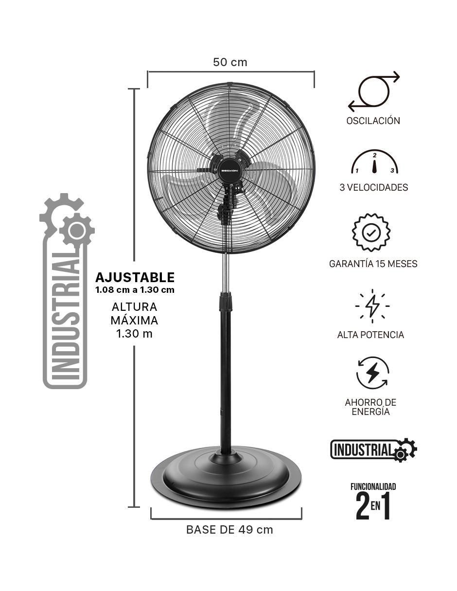 Ventilador de pedestal 3 velocidades 9