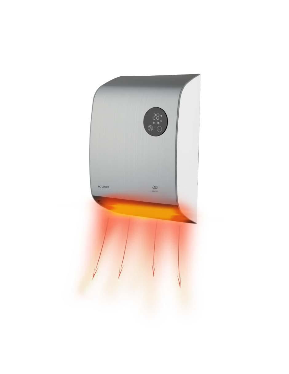 Calefactor de pared eléctrico de 127 V 5