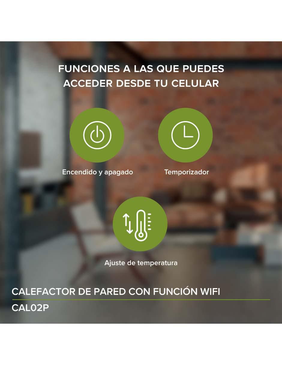 Calefactor de pared eléctrico de 127 V 7