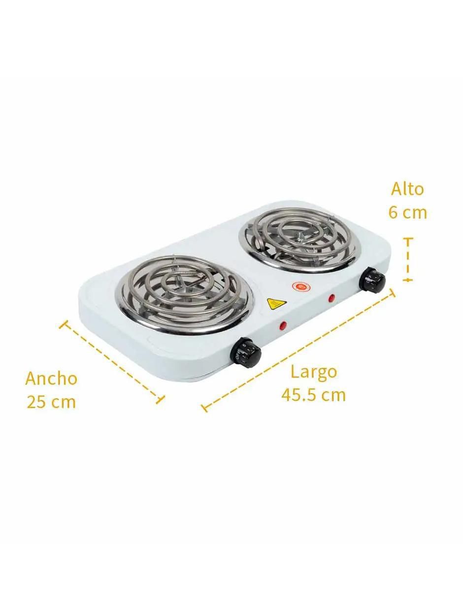 Parrilla eléctrica IU-2E2000 de acero 6