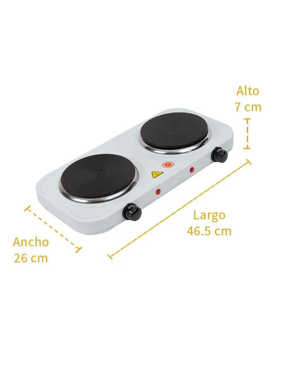 Parrilla eléctrica IU-2D2000 de acero 6