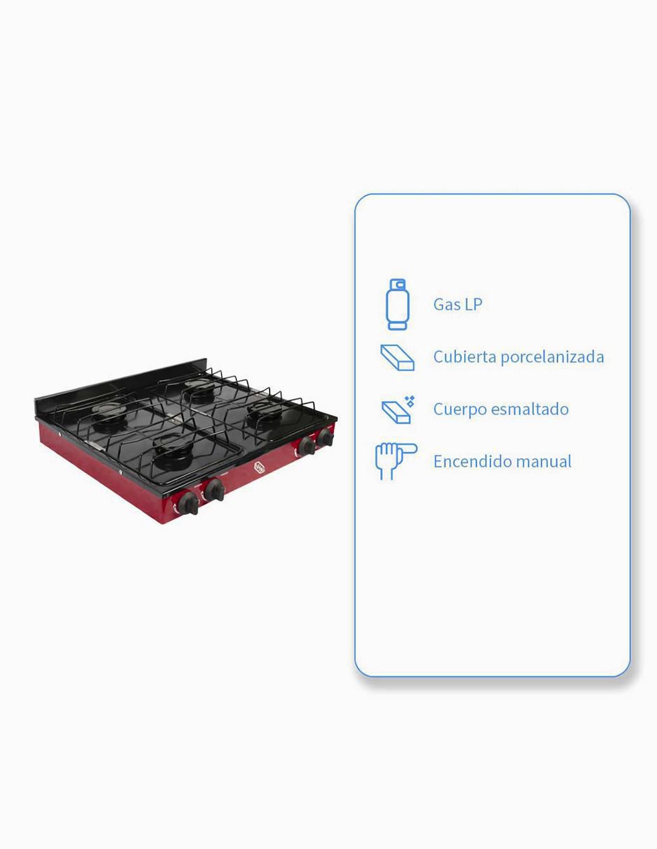 Parrilla PGLP 4QV de acero 2