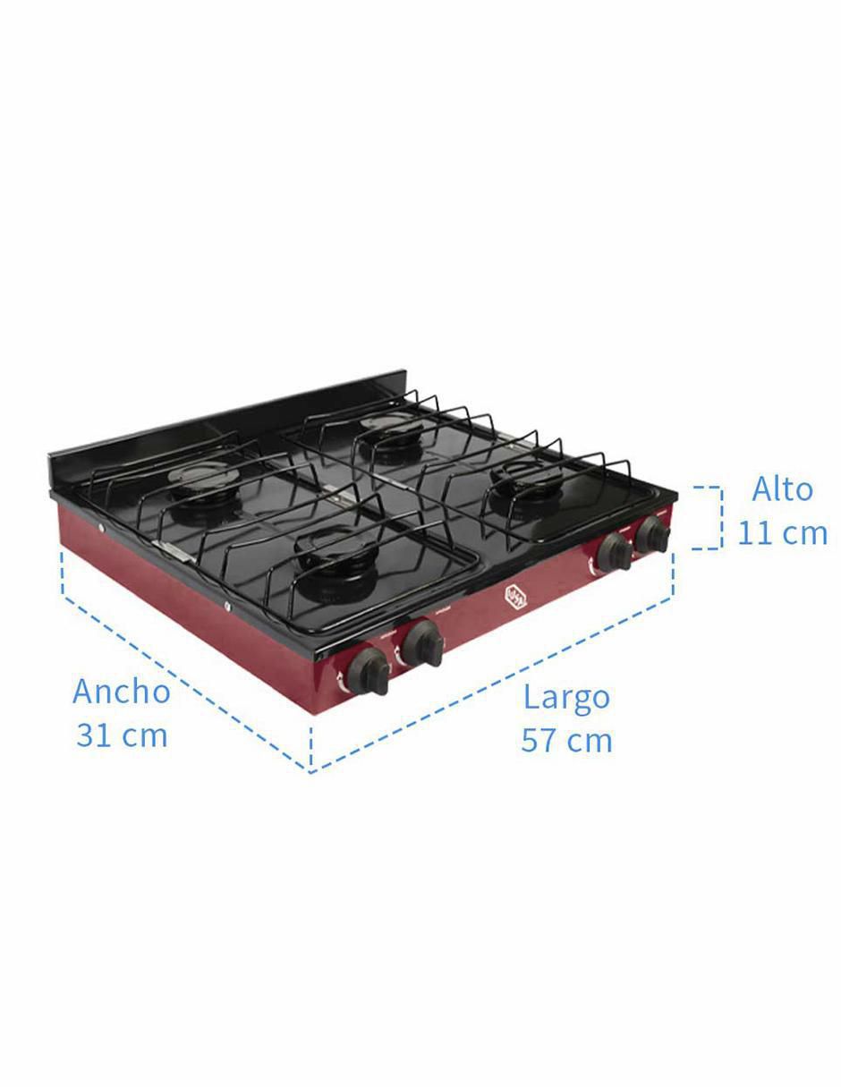 Parrilla PGLP 4QV de acero 6