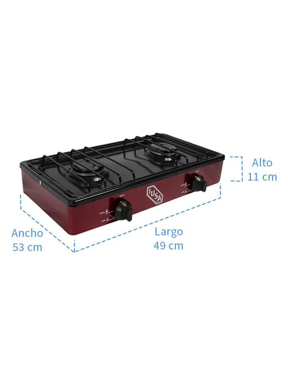 Parrilla PGLP 2QV de acero 6