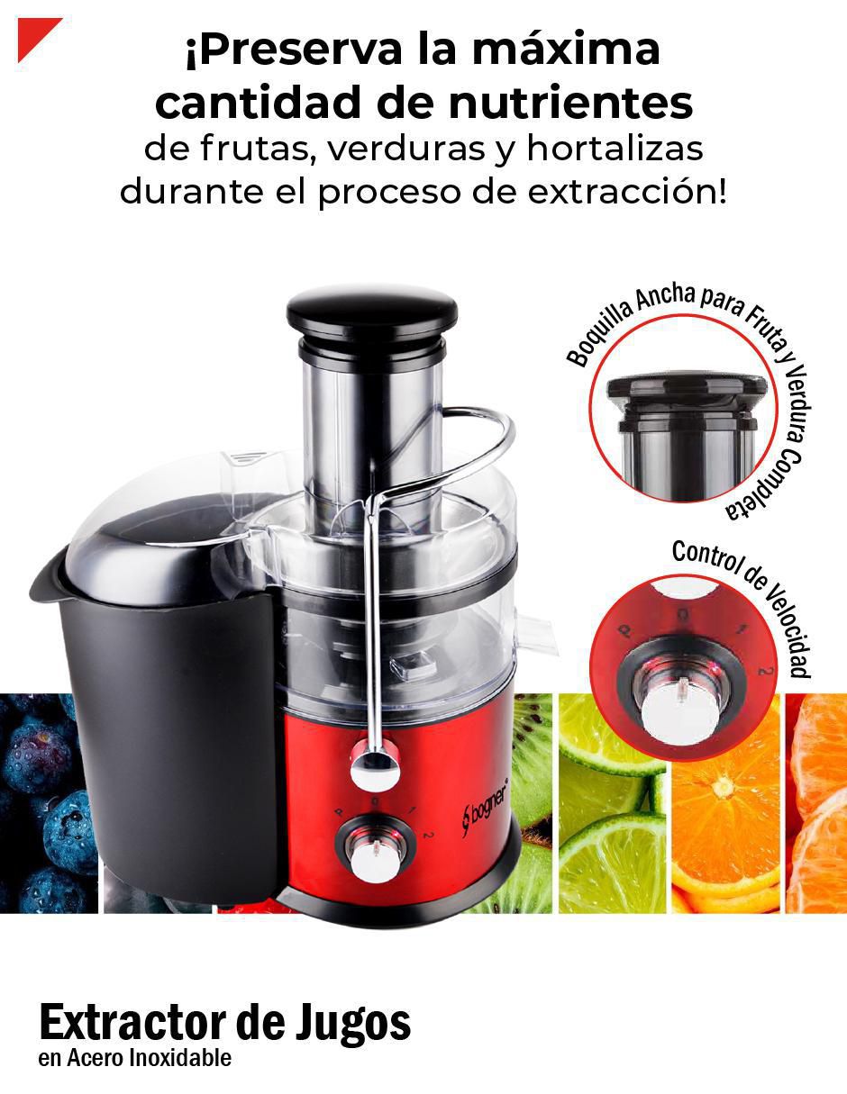 Extractor de jugo 800 W 8
