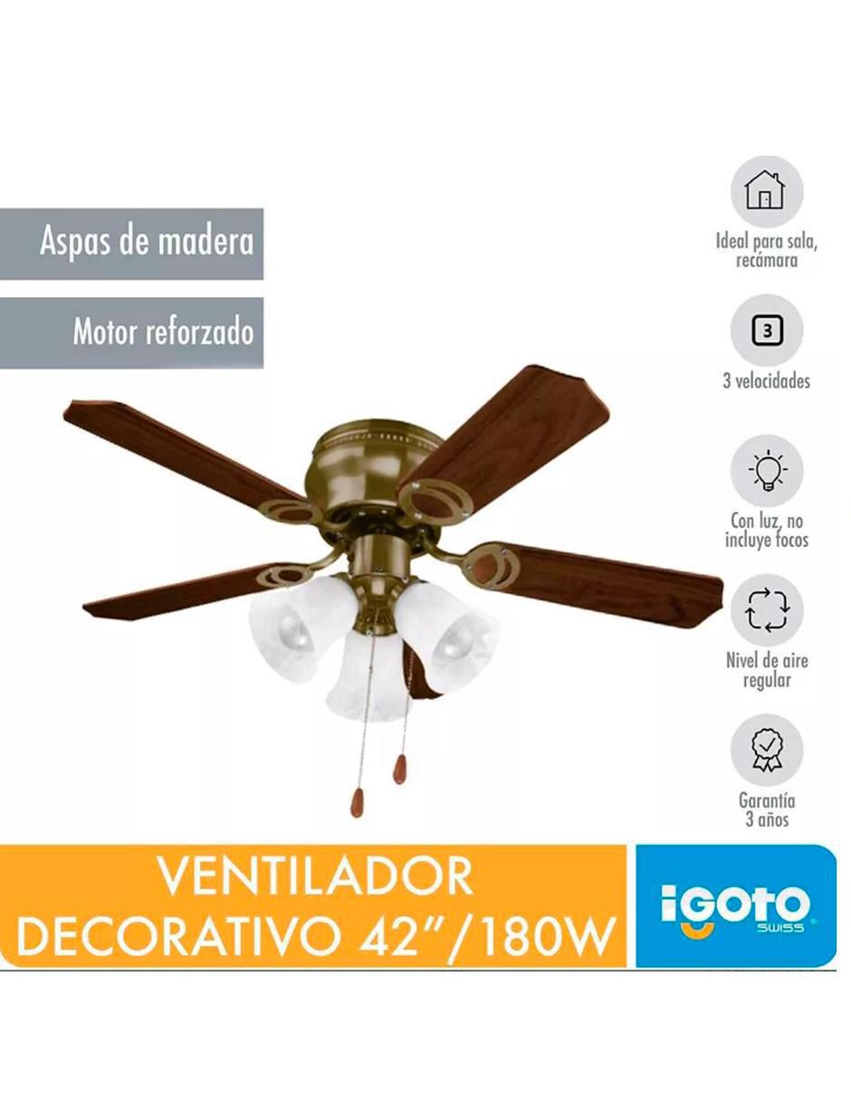 Ventilador de techo 3 velocidades 3