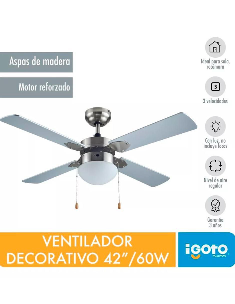 Ventilador de techo 3 velocidades 3