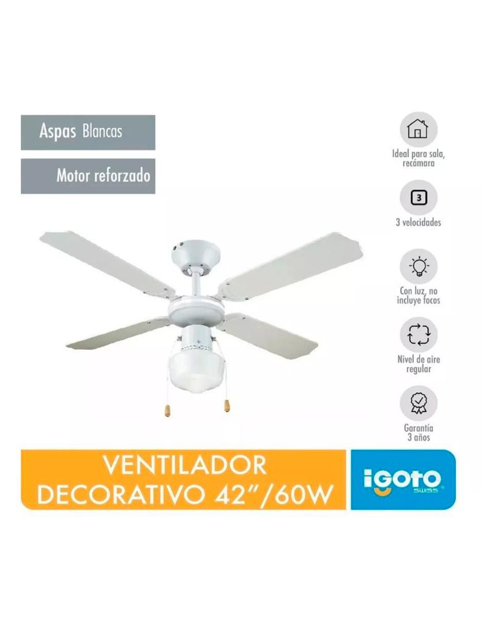 Ventilador de techo 3 velocidades 2