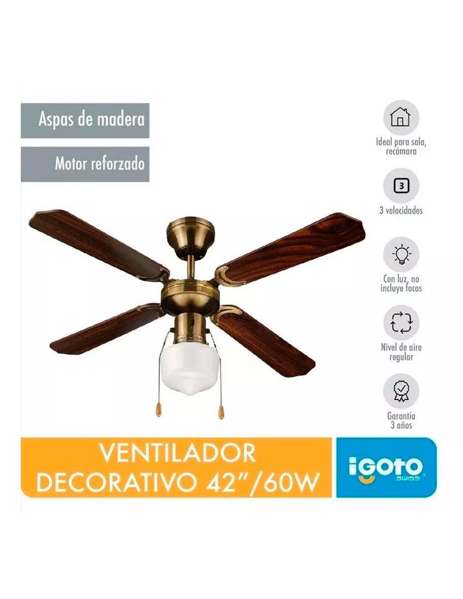 Ventilador de techo 3 velocidades 2