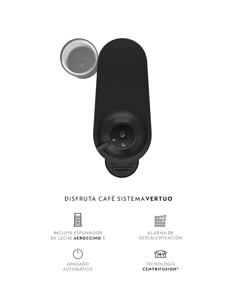 Cafetera multicápsulas Vertuo Pop A3KGDV6-USBK-NE 3